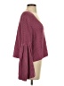 Free People 100% Cotton Burgundy Pullover Sweater Size S - photo 4