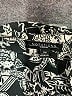 Notations 100% Polyester Paisley Silver Short Sleeve Blouse Size 3X - photo 7
