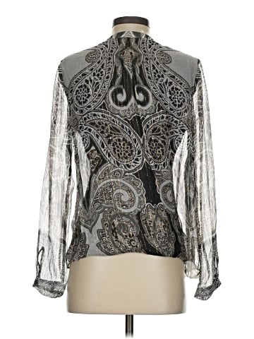 Hale Bob Long Sleeve Silk Top (view 2)