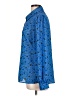 Assorted Brands 100% Polyester Print Blue Long Sleeve Blouse Size L - photo 5