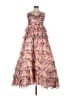 Mac Duggal 100% Polyester Floral Pink Cocktail Dress Size 12 - photo 1
