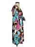 Bisou Bisou 100% Polyester Paisley Brown Casual Dress Size 4 - photo 4