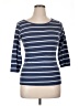 Three Dots Blue 3/4 Sleeve T-Shirt Size XL - photo 1