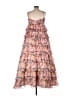 Mac Duggal 100% Polyester Floral Pink Cocktail Dress Size 12 - photo 2