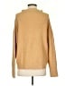 Ann Taylor Solid Tan Turtleneck Sweater Size S - photo 2