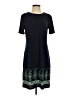 MICHAEL Michael Kors Graphic Blue Casual Dress Size S - photo 1