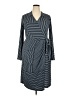 Nine West Stripes Blue Casual Dress Size XXL - photo 1