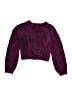 Art Class Tweed Purple Cardigan Size 10 - 12 - photo 2