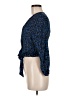 Parker 100% Polyester Blue 3/4 Sleeve Blouse Size M - photo 5