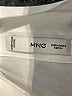 MNG 100% Lyocell White Sleeveless Button-Down Shirt Size 6 - photo 7