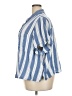 Old Navy 100% Cotton Stripes Blue Short Sleeve Blouse Size 3X - photo 5