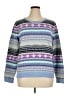Talbots Print Purple Pullover Sweater Size XL - photo 1