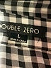 Double Zero 100% Polyester Checkered-gingham Gray 3/4 Sleeve Blouse Size L - photo 7