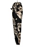 Shein Curve 100% Polyester Tropical Black Casual Pants Size 12 - photo 5