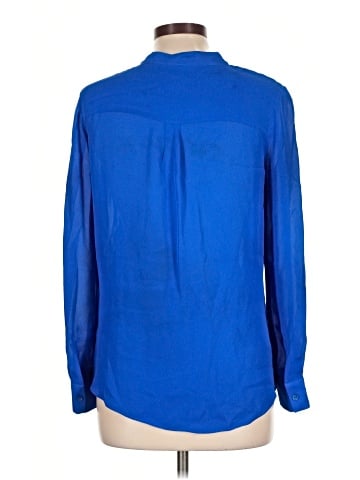Parker Long Sleeve Silk Top (view 2)