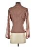 Chenault Brown Long Sleeve Blouse Size S - photo 2