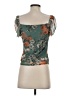 Madison Green Short Sleeve Top Size S - photo 2