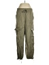Athleta 100% Tencel Green Cargo Pants Size L - photo 1