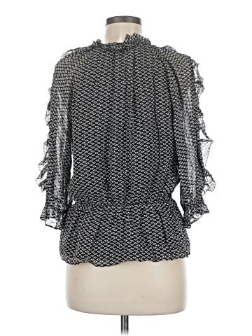 Joie 3/4 Sleeve Silk Top (view 2)