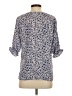 Well Worn 100% Polyester Blue 3/4 Sleeve Blouse Size S - photo 2