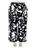 Nine West 100% Polyester Print Black Casual Pants Size XXL - photo 1