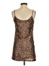 Millau 100% Polyester Animal Print Brown Cocktail Dress Size XS - photo 2