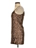 Millau 100% Polyester Animal Print Brown Cocktail Dress Size XS - photo 5