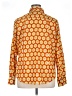 Lesley Evers 100% Cotton Print Orange Long Sleeve Button-Down Shirt Size 1X - photo 2