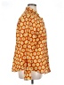 Lesley Evers 100% Cotton Print Orange Long Sleeve Button-Down Shirt Size 1X - photo 4