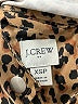 J.Crew Factory Store 100% Polyester Animal Print Brown Coat Size XS (petite) - photo 6