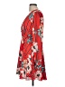Express 100% Polyester Print Red Cocktail Dress Size M - photo 5