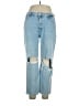 Paige 100% Cotton Hearts Blue Jeans Size 32 waist - photo 1