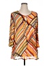 Spense 100% Polyester Orange 3/4 Sleeve Blouse Size XL - photo 1