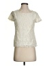 Ella Moss Ivory Short Sleeve Top Size S - photo 1