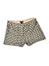 J.Crew Animal Print Gold Shorts Size 4 - photo 1