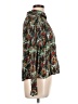 Zara Basic Floral Green Long Sleeve Blouse Size L - photo 4