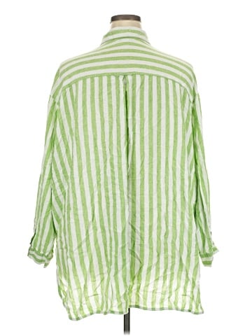 Old Navy 3/4 Sleeve Button-Down Shirt (view 2)