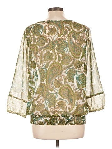Liz Claiborne 3/4 Sleeve Blouse (view 2)