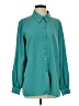 Susan Graver Teal Long Sleeve Blouse Size S - photo 1