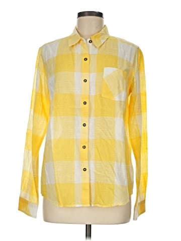 Natural Reflections Long Sleeve Button-Down Shirt (view 1)