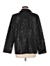 Weekends by Chico's Animal Print Camo Color Block Marled Solid Damask Jacquard Paisley Black Jacket Size M (estimated) - photo 2