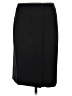 Theory Solid Black Wool Skirt Size 6 - photo 2
