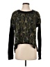 RACHEL Rachel Roy Camo Green Pullover Sweater Size S - photo 1