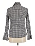 Lands' End Canvas Checkered-gingham Black Long Sleeve Button-Down Shirt Size 8 - photo 2