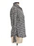Lands' End Canvas Checkered-gingham Black Long Sleeve Button-Down Shirt Size 8 - photo 4