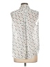 Liz Claiborne 100% Polyester Hearts Ivory Sleeveless Blouse Size L - photo 2