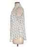 Liz Claiborne 100% Polyester Hearts Ivory Sleeveless Blouse Size L - photo 5