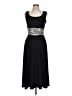 Perceptions 100% Polyester Black Cocktail Dress Size 10 - photo 1