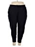 Mondetta Solid Black Track Pants Size 3X - photo 1