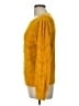 Ann Taylor LOFT Chevron-herringbone Yellow Pullover Sweater Size L - photo 5